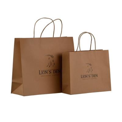 China Latest Design Factory Recyclable Brown Paper Unique Hot Selling Custom Manufacturer Bags for sale