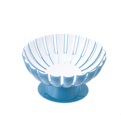 China Refreshement Sustainable Promotional Good Quality Snack Food Plastic Fruit Basket Dishes for sale