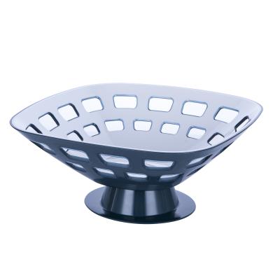 China New Design Quality Guaranteed Low Price Viable Snacks Sieve Plastic Fruit Dish Snack Dish for sale