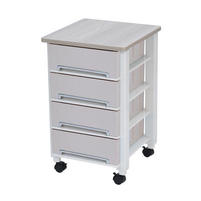 China Modern colorful multifunctional ABS storage cabinet drawer type outdoor bedroom storage cabinet with drawers for sale