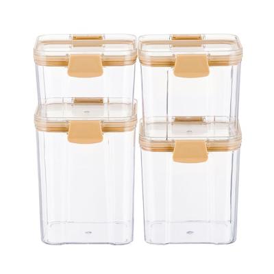 China Airtight Guaranteed Unique Quality Food Storage Containers Plastic Airtight Set for sale