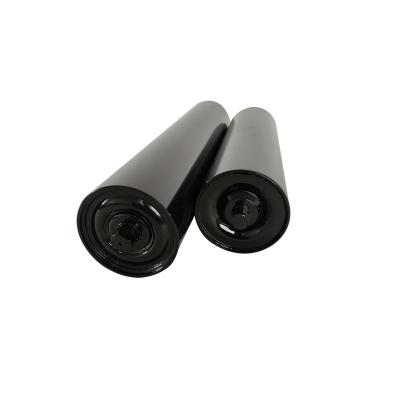 China Diameter 89X240mm Heavy Duty Roller Belt Conveyor Steel Transport Waiting Rollers Oil Extracting Belt Conveyor Roller for sale