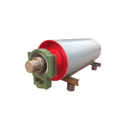 China energy & Mining CEMA JIS Conveyor Belt Flat Pulley With Shaft for sale