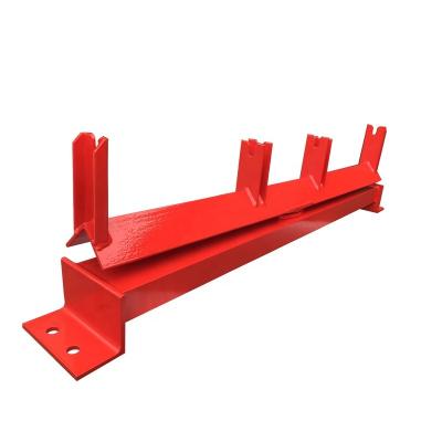 China Mining Industry Belt Conveyor Idler Roller Support Bracket With Painting for sale