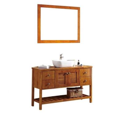 China Israel CLASSIC Hot Sale Traditional Solid Wood Bathroom Cabinets Bathroom Vanity Unit for sale