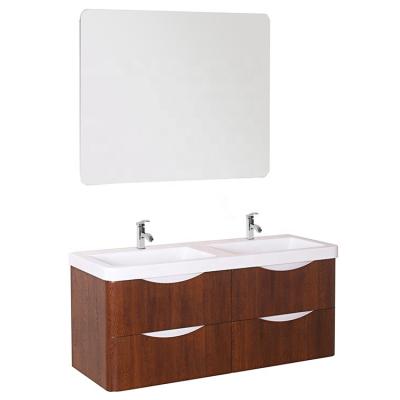 China Modern French White Lacquer Bathroom Sink Cabinet Supplier for sale