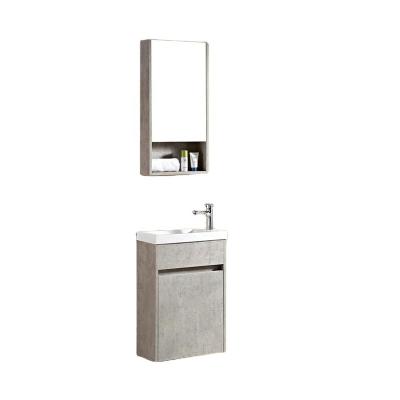 China EUROPEAN SWEET Factory Wall Mounted Bathroom Vanity With Mirror Cabinet for sale