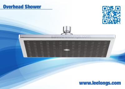 China Ceiling Mounted Square Overhead Shower Head With Good Pressure Classical ABS for sale