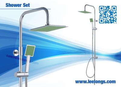 China Temperature Controlled Corner Shower Columns / Shower Panels For Home for sale