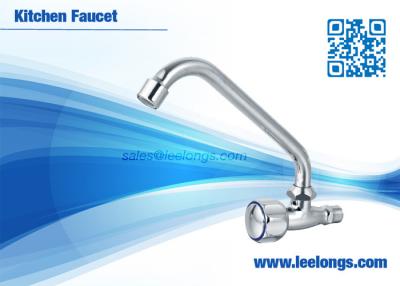 China Wall Mounted Kitchen Faucet With Zinc Body , Zinc Handle , Iron Pipe for sale