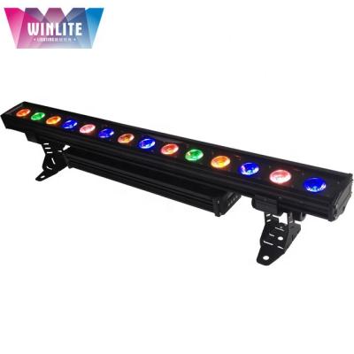 China Sports Stadiums Winlite IP65 Pixel Wall Washer 14x6in1 RGBWA+UV 18w Led Bar Light for sale