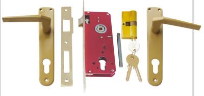 China 35-50mm Door Thickness Iron Mortise Door Lock with Single Cylinder Functionality for sale