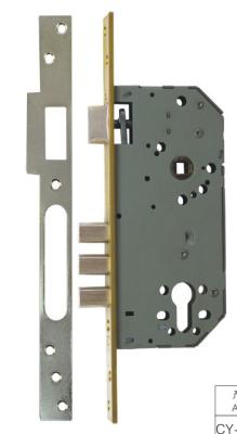 China 35-50mm Door Thickness Mortise Door Lock with Easy Installation and Iron for sale