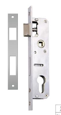 China Smooth Aluminum Door Lock Solid Surface Mounted Iron Door Aluminium Lock Set for sale