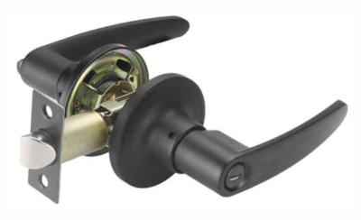 China ET Entrance Function Tubular Lever Lock with Full Lip D-shape 44x57mm Square Strike and 60mm-70mm Backset for sale