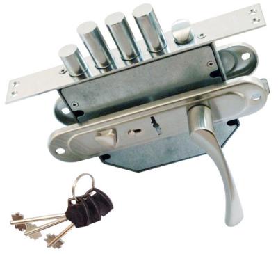 China Locking System Mortise Lock Set Keyed Different Cylinder Interior Door Mortise Lock for sale