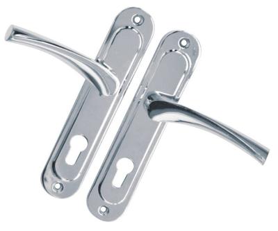 China Door Lock Handle CP Finish Lever Handle in Metal Material Style Modern for sale