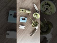 Tubular Lever Lock with Keyed Different Changeable Square Corner 25x57mm Faceplate