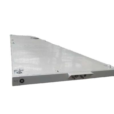 China Inner transport 20ft 40ft container cargo trailer lightning 8ft side wall cargo trailer box trailer cargo camping for sale