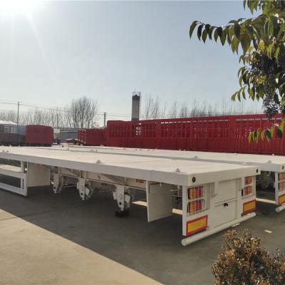 China Lightweight Transport 20ft 40ft Container Cargo Trailer Motorcycle Cargo Bicicle Trailer Bike Trailer for sale