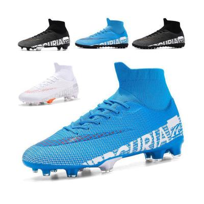 China Fashion\Training Soccer Shoes Soccer Boots Youth Student Sports Men Soccer Shoes High Top Comfortable\Durable Football Boots 2022 for sale