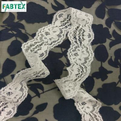 China Hot Sale Elastic Hollow Garment Ribbon Flower Trim Lace Decorative Lace #L-39100 L-39100 for sale