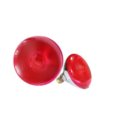 China Explosion Proof/Water/Light Red Explosion Proof Red Heating Infrared Lamp Bulbs PAR38 200W 250W 275W For Chicken for sale