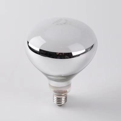 China Bath Heater R125 100w Clear Ceiling Mounted Bath Bully Heat Infrared Lamp Bulb For Bathroom for sale