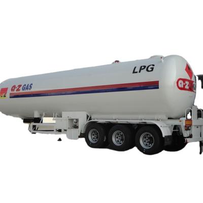 China New tri axles 45m3 50m3 55m3 58.5m3 gas trailer lpg propane tanker semi trailers trucks for sale