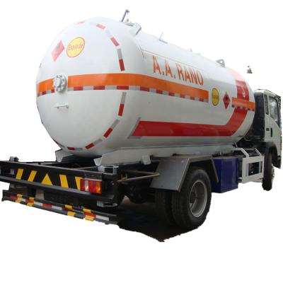 China Q345R sinotruk 6 wheel 800 gallon liquid lpg gas transport truck for sale for sale