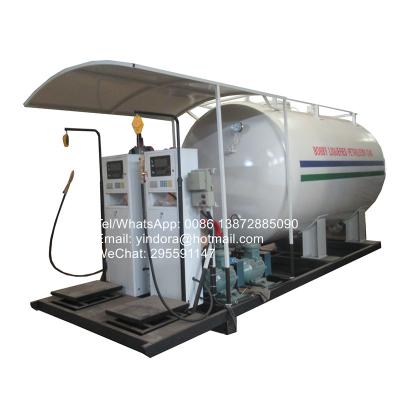 China Building material new 5ton 10m3 lpg bullet cylinder shops cooking gas filling machine gas station with liquefied gas vending machine for sale