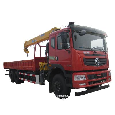 China TRUCK CRANE China Platform Flat Bed 12tons Mobile Hydraulic Lifting Truck Mounted Crane 10 Tons for sale