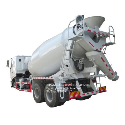 China Brand New 10 Cubic Meter China Concrete Mixer Truck 10m3 Construction Material Stores 6x4 10cbm 8cbm Cement Drum for sale