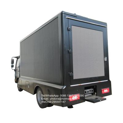 China New foton outdoor advertising mobile billboard truck maker event vehicle led display advertising for sale