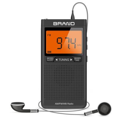 China Pocket Earphone Stereo Sound Top Quality Digital World Band Personal Radio Receiver for sale