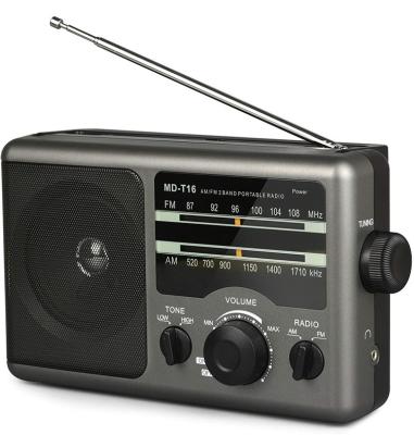 China Amazon PORTABLE Hot Sale Radios Multiband Battery Powered Portable And Running Retro Radio for sale