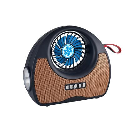 China Wireless Charger For Cell Phone OEM Outdoor Portable Stereo Blue Cog Radio Solar Radio Speaker With Fan for sale