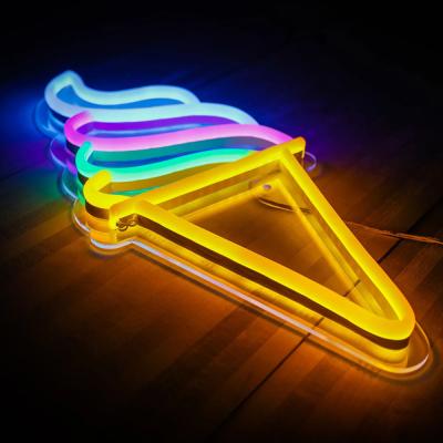 China Hot Sale Home Electronic Bright Neon Light Ice Cream Neon Sign LED Open Custom Strip Input 100-240v, Output 12v AC 165-265V for sale