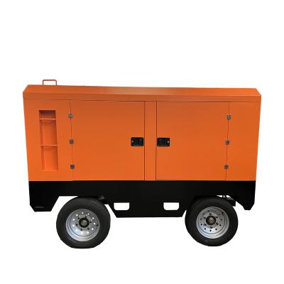 China Lubricated 750 CFM Diesel Air Compressor Diesel Portable Screw Air Compressor for sale