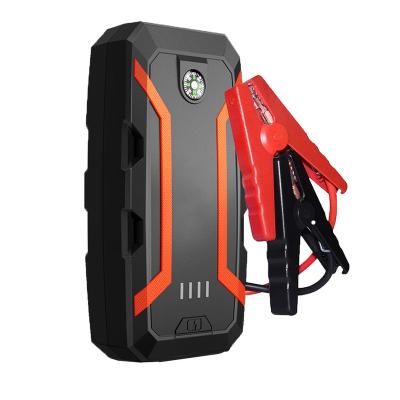 China Portable Jump Starter 12V Car Jump Starter 1000A Peak Current Car Auto Jump Starter Booster Pack Portable Battery Power Bank With Compass for sale