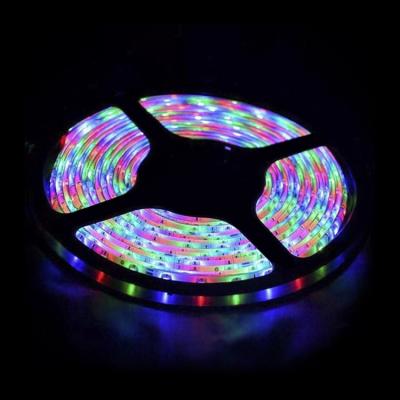 China 2021 wholesale smd 5m/roll ultra thin rgb neon battery operated led strip light of theme park for sale