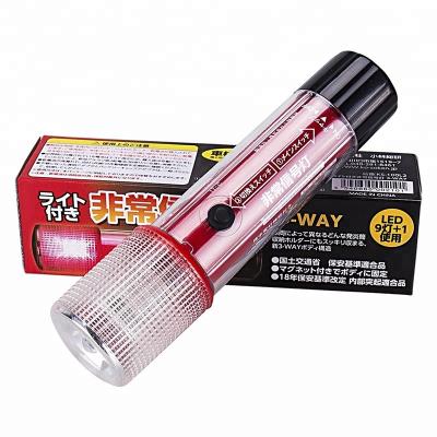 China LED Warning Light Camping Promotional Mini Emergency LED Portable Outdoor Flashlight With Bottom Magnet for sale