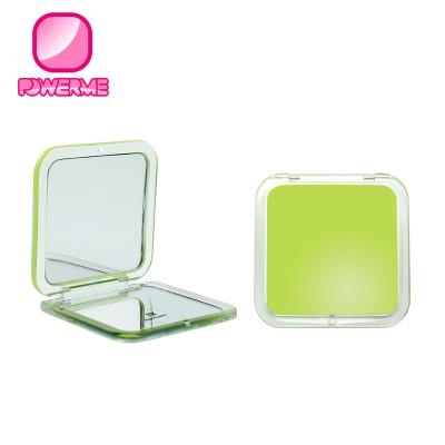 China Foldable Magnifying Pocket Makeup Mirror, Double Sided Compact Vanity Mirror For Desktop 10X Cosmetic Magnifying for sale