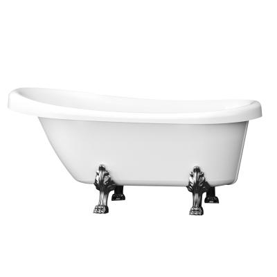 China Cheap Full Freestanding Copper Fiberglass Bathtub Antique Bathtubs With Legs for sale