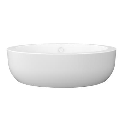 China Jiangnan Import Full Bathtub Soft Round China Free Gifts Drop-In Bathtub for sale