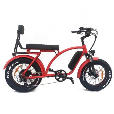 China Aluminum alloy 20inch rear hub motor fat tire electric mountainbike big saddle electric bicycle 48V750W ebike adult for sale