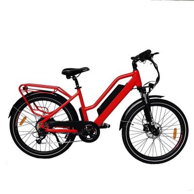 China Cheap price electric bicycle 48V lithium battery color electric bicycles V brake female city ebike OEM standard electric for adult for sale