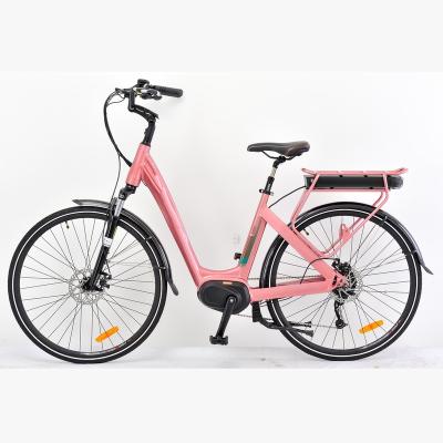 China New design aluminum alloy 2022 hot sale fashion cruiser bike electric city bike wholesale price cheap factory direct deliver for sale