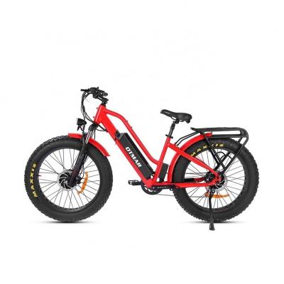 China Fat Tire Aluminum Alloy 26inch Electric Bicycle Dual Motor Drive Electric Bicycle Mountain Bike Lithium Battery Electric Bicycle Big Tire for sale