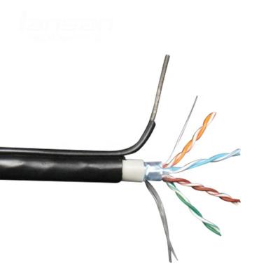 China Networks LAN Cable, copper, CCA, Ethernet, UTP, Cat5e, with messenger for sale